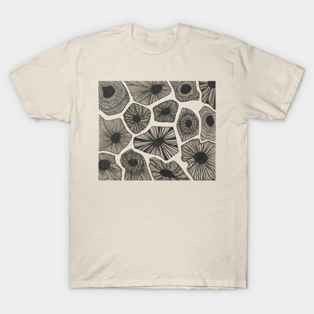 Abstract Petoskey Stones T-Shirt by ellanely